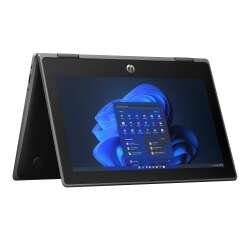 HP Pro Fortis Flip G1i, 8 GB DDR5, 256GB PCIe SSD, 11.6" HD 1366x768 Touchscreen 250nits, Intel Graphics, Win11 Pro, Silber, 1 Jahr Bring‑In Garantie