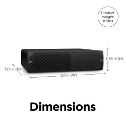 HP Z2 SFF G1i Intel Core Ultra 7 265 Ultra 7 265HX, RTX A1000 8GB, 32 GB DDR5, 1TB PCIe 3x3 Value M.2 SSD, Win11 Pro, 5 Jahre Vor‑Ort Service