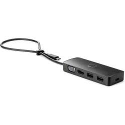HP USB-C Reisehub G2, USB 3.2 Gen 1 (3.1 Gen 1) Type-C, 90 W, Schwarz, 60 Hz, HDMI, USB 3.2 Gen 1 (3.1 Gen 1) Type-A, VGA, Taiwan Ein Jahr Herstellergarantie.