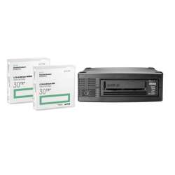 HPE StoreEver LTO-8 Ultrium 30750, Speicherlaufwerk, Bandkartusche, Serial Attached SCSI (SAS), 2.5:1, LTO, 5,25" Halbe Höhe StoreEver LTO-8 Ultrium 30750 Externes Bandlaufwerk