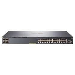 HPE Aruba Networking Aruba 2540 24G PoE+ 4SFP+, Managed, L2, Gigabit Ethernet (10/100/1000), Power over Ethernet (PoE), Rack-Einbau, 1U