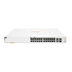 HPE Aruba Networking Aruba Instant On 1960 24G 20p Class4 4p Class6 PoE 2XGT 2SFP+ 370W. Switch-Typ: Managed, Switch-Ebene: L2+. Basic Switching RJ-45 Ethernet Ports-Typ: Gigabit Ethernet (10/100/1000), Anzahl der basisschaltenden RJ-45 Ethernet Ports: 24
