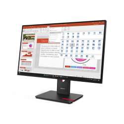 Lenovo ThinkVision T27-40 Monitor. 68,6 cm (27"), Display-AuflÃ¶sung: 1920 x 1080 Pixel,  Full HD,  LED, Reaktionszeit: 6 ms, Natives SeitenverhÃ¤ltnis: 16:9, Bildwinkel, horizontal: 178Â°, Bildwinkel, vertikal: 178Â°. Integrierter USB-Hub, USB-Hub-Versio