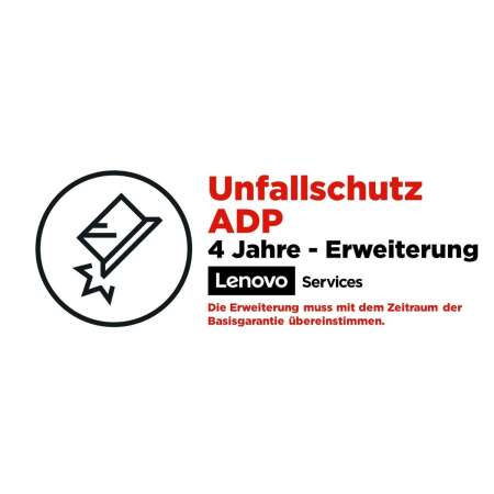 Lenovo 4 Jahre Unfallschutz (Accidental Damage Protection, ADP, Erweiterung), 4 Jahr(e)