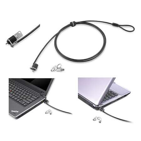 Lenovo 57Y4303, 1,52 m, Schlüssel, Galvanisiertes Stahl, Edelstahl, Zink, Schwarz, Silber