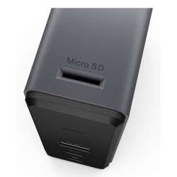 Lenovo X9 Charging GaN Dock, Kabelgebunden, USB 3.2 Gen 2 (3.1 Gen 2) Type-C, 60 W, Grau, MicroSD (TransFlash), 3840 x 2160 Pixel