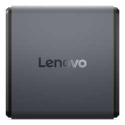 Lenovo X9 Charging GaN Dock, Kabelgebunden, USB 3.2 Gen 2 (3.1 Gen 2) Type-C, 60 W, Grau, MicroSD (TransFlash), 3840 x 2160 Pixel