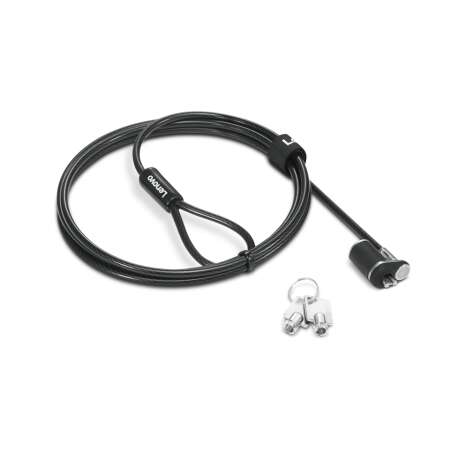 Lenovo 4XE1F30276, 1,5 m, Kensington, Schlüssel, Schwarz