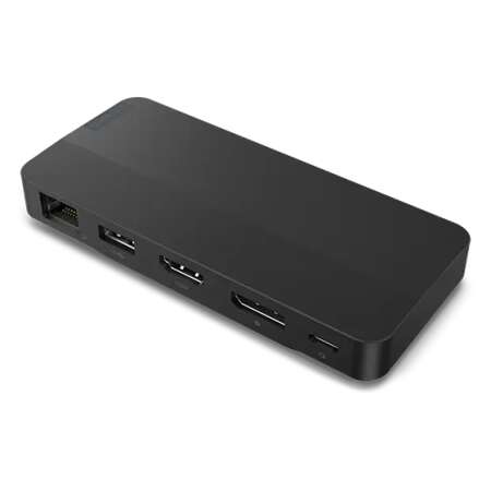 Lenovo 40B90100CH, Kabelgebunden, USB 3.2 Gen 1 (3.1 Gen 1) Type-C, 1000 Mbit/s, Schwarz, Eclipse Black, 4K Ultra HD