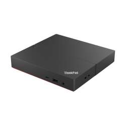 Lenovo ThinkSmart SmartDock, Kabelgebunden, USB 3.2 Gen 2 (3.1 Gen 2) Type-C, 100,1000 Mbit/s, Schwarz, 3840 x 2160 Pixel, 60 Hz