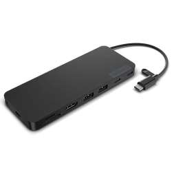 Lenovo 4X11N40212, Kabelgebunden, USB 3.2 Gen 1 (3.1 Gen 1) Type-C, 65 W, Schwarz, Eclipse Black, MicroSD (TransFlash), SD
