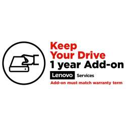 Lenovo 1 Jahr Einbehalten der Festplatte (Erweiterung), 1...