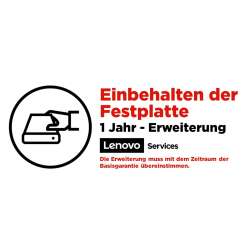 Lenovo 1 Jahr Einbehalten der Festplatte (Erweiterung), 1...