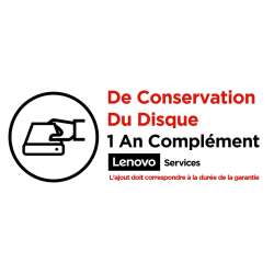 Lenovo 1 Jahr Einbehalten der Festplatte (Erweiterung), 1 Lizenz(en), 1 Jahr(e)