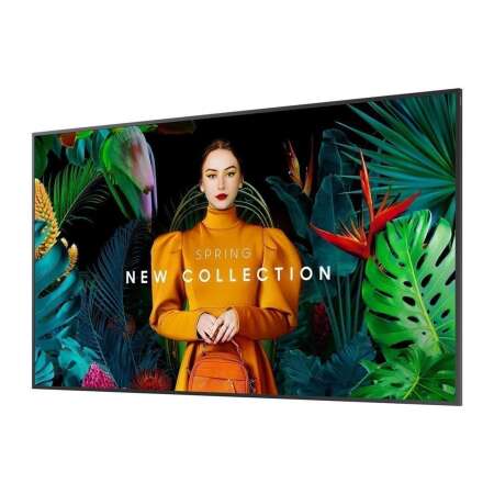 Samsung QH75C. Produktdesign: Digital Signage Flachbildschirm. 190,5 cm (75"), LCD, Display-Auflösung: 3840 x 2160 Pixel, Helligkeit: 700 cd/m², 4K Ultra HD. WLAN. Betriebszeiten (Stunden/Tage): 24/7. Tizen. Schwarz CPU-Bezeichnung 75" Digital Signage