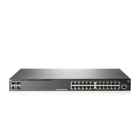 HPE Aruba Networking Aruba 2930F 24G PoE+ 4SFP+ TAA, Managed, L3, Gigabit Ethernet (10/100/1000), Power over Ethernet (PoE), Rack-Einbau, 1U