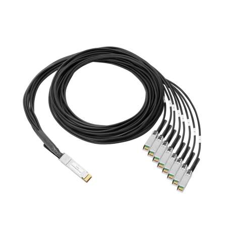 HPE Aruba Networking 200G QSFP-DD to 8x SFP28 3m Direct Attach Cable, 798,3 g