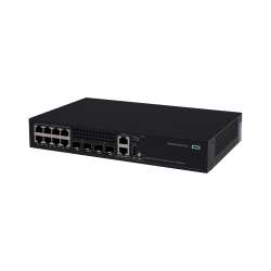 HPE Networking Comware Switch 8p 10M/100M/1G PoE+ 2p SFP 1G 2p SFP+ 1G/10G 5150EI, 60 Gbit/s, 45 Mpps, 1,5 MB, 1200 MHz, 2048 MB, 1024 MB
