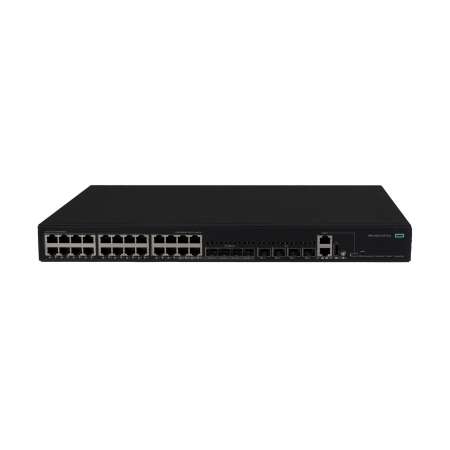 HPE Networking Comware Switch 32p 10M/100M/1G 4p SFP+ 1G/10G 4p SFP28 10G/25G 1-slot 5550HI, 744 Gbit/s, 554 Mpps, 90 - 290 V, 36 - 72 V