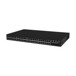 HPE Networking Comware Switch 48p 10M/100M/1G PoE+ 4p SFP+ 1G/10G 5150EI, 176 Gbit/s, 131 Mpps, 1,5 MB, 1200 MHz, 2048 MB, 1024 MB