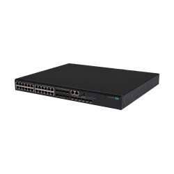 HPE Networking Comware Switch 24p 10M/100M/1G 8p SFP 1G Combo 6p SFP28 10G/25G 5150HI, 348 Gbit/s, 259 Mpps, 3 MB, VRRP, 1600 MHz, 4096 MB