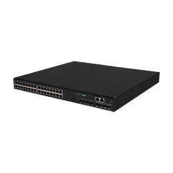 HPE Networking Comware Switch 32p 10M/100M/1G PoE8 4p SFP+ 1G/10G 4p SFP28 10G/25G 1-slot 5550HI, 744 Gbit/s, 554 Mpps, 90 - 290 V