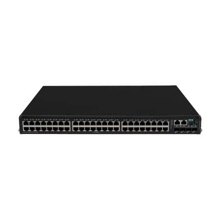 HPE Networking Comware Switch 48p 10M/100M/1G 4p SFP28 10G/25G 1-slot 5550HI, 696 Gbit/s, 518 Mpps, 90 - 290 V, 36 - 72 V