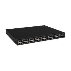 HPE Networking Comware Switch 48p 10M/100M/1G 4p SFP28 10G/25G 1-slot 5550HI, 696 Gbit/s, 518 Mpps, 90 - 290 V, 36 - 72 V