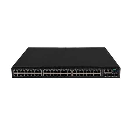 HPE Networking Comware Switch 48p 10M/100M/1G PoE8 4p SFP28 10G/25G 1-slot 5550HI, 696 Gbit/s, 518 Mpps, 90 - 290 V