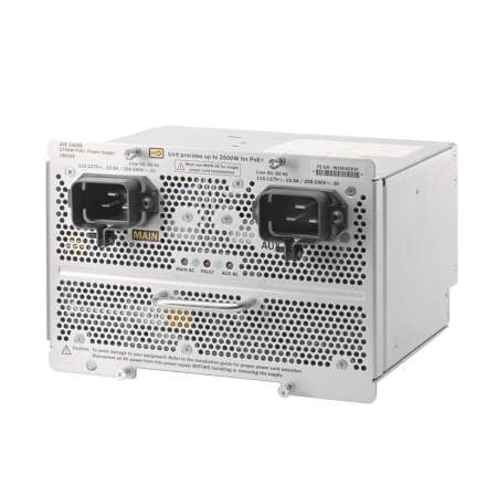 HPE Aruba Networking 5400R 2750W PoE+ zl2 Power Supply, Stromversorgung, Silber, Aruba 5400R, 2750 W, 158,7 mm, 129,5 mm HPE Renew Produkt,  Networking 5400R 2750W PoE+ zl2 Power Supply