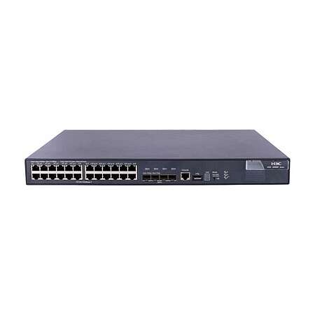 HPE A 5800-24G, Managed, L3, Gigabit Ethernet (10/100/1000), Vollduplex, Rack-Einbau, 1U HPE Renew Produkt,  5800-24G Switch
