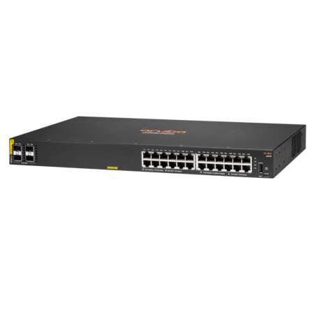HPE Networking CX 6000 24G Class4 PoE 4SFP 370W Switch - Managed - L3 - Gigabit Ethernet (10/100/1000) - Power over Ethernet (PoE) - Rack-Einbau - 1U HPE Renew Produkt,  1 Gbps - 24-Port - IPv6 - Power over Ethernet - Kabellos - USB Typ C - RJ-45 - USB Ty