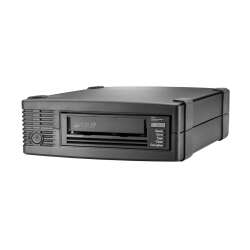 HPE StoreEver LTO-9 Ultrium 45000 External Tape Drive, Speicherlaufwerk, Bandkartusche, Serial Attached SCSI (SAS), 2.5:1, LTO, 5,25" Halbe Höhe StoreEver LTO-9 Ultrium 45000 External Tape Drive