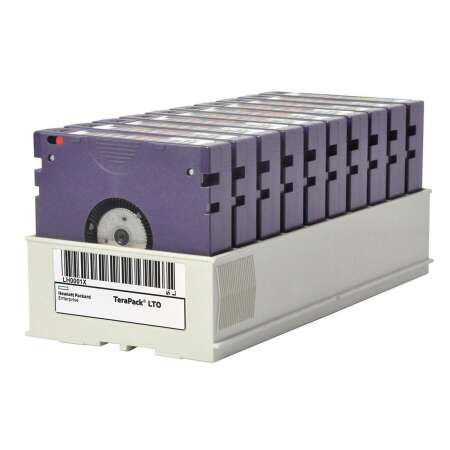 HPE Spectra TeraPack LTO Ultrium Cleaning 10 Cartridges, Leeres Datenband, LTO, 30 Jahr(e), 525 kBit/Zoll, Blau, Metall