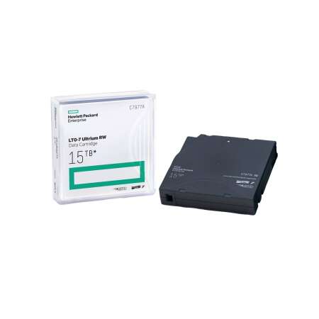 HPE LTO-7 Ultrium 15TB RW Data Cartridge, Leeres Datenband, LTO, 15 TB, 30 Jahr(e), 485 kBit/Zoll, Blau LTO-7 Ultrium 15TB RW Data Cartridge