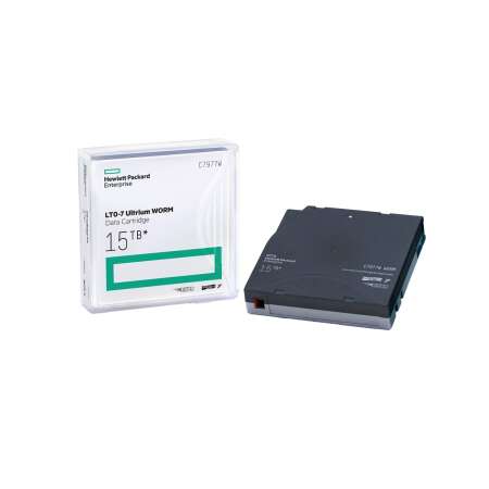 HPE LTO-7 Ultrium WORM Data Cartridge, Leeres Datenband, LTO, 15 TB, 30 Jahr(e), Blau, 700 MB/s