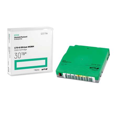HPE LTO-8 Ultrium 30TB WORM Custom Labeled 20 Data Cartridges with Cases, Leeres Datenband, LTO, 30 TB, 30 TB, 30 Jahr(e), 525 kBit/Zoll