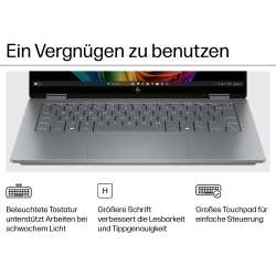 HP OmniBook X Flip aus HP Renew 2-in-1  14-fk0438nz  AMD Ryzen AI 5 340, 16 GB DDR5, 512GB SSD, 14" WUXGA 1920x1200 Touchscreen, AMD Radeon 840M, Win11 Home, Silber, 1 Jahr Bring‑In Garantie