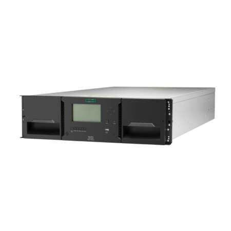 HPE StoreEver MSL3040, Speicher-Autoloader & Bibliothek, Bandkartusche, 3U, Fiberkanal, LTO-6, LTO-7, LTO-8, 256-bit AES HPE Renew Produkt,  Scalable Base Library Module