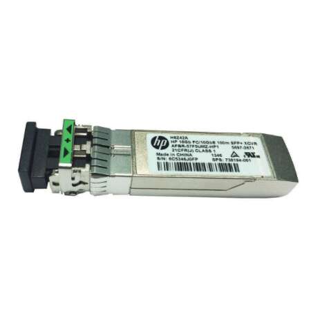 HPE B-series 32Gb SFP+ SW. Maximale Datenübertragungsrate: 32000 Mbit/s, Schnittstelle: SFP+, SFP-Transceiver-Standard: SW. Schwarz, Metallisch. Menge pro Packung: 1 Stück(e) 1 Jahr Garantie
