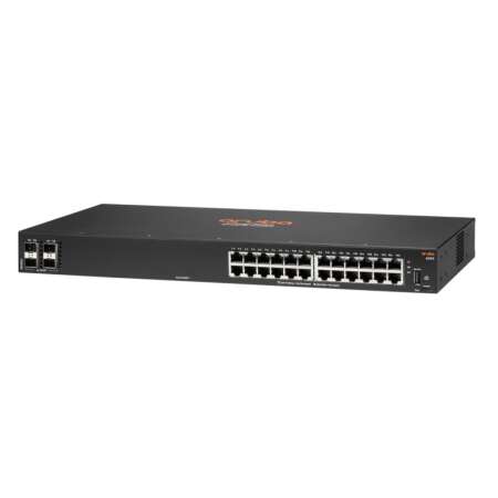 HPE Networking CX 6000 24G 4SFP Switch - Managed - L3 - Gigabit Ethernet (10/100/1000) - Rack-Einbau - 1U HPE Renew Produkt,  1 Gbps - 24-Port - IPv6 - Ethernet - Kabellos - USB Typ C - RJ-45 - USB Typ C - Managed - MDI Port-Erkennung - Rack-Modul - 1 HE