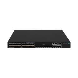 HPE Networking Comware Switch 24p 10/100/1000BASE-T 4p SFP+ 1 Exp 2 PS Slot 5520HI, Managed, L3, Gigabit Ethernet (10/100/1000), Rack-Einbau HPE Renew Produkt,  Networking Comware Switch 24p 10/100/1000BASE-T 4p SFP+ 1 Exp 2 PS Slot 5520HI