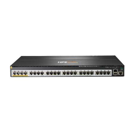 HPE Aruba Networking 2930M 24 Smart Rate PoE Class 6 1-slot Switch, Managed, L3, Gigabit Ethernet (10/100/1000), Power over Ethernet (PoE), Rack-Einbau, 1U HPE Renew Produkt,  Networking 2930M 24 Smart Rate PoE Class 6 1-slot Switch