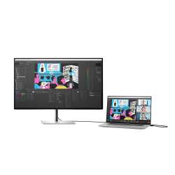 HP 732pk Docking Display (Schwarz), 31.5" 4K UHD IPS, 100W USB-C Power Delivery, Webcam, 3 Jahre Garantie (Austausch am naechsten Arbeitstag)