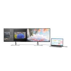 HP 732pk Docking Display (Schwarz), 31.5" 4K UHD IPS, 100W USB-C Power Delivery, Webcam, 3 Jahre Garantie (Austausch am naechsten Arbeitstag)