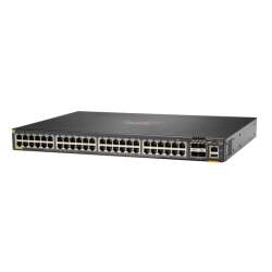HPE Aruba Networking Aruba 6300F 48-port 1GbE Class 4 PoE & 4-port SFP56, Managed, L3, Gigabit Ethernet (10/100/1000), Power over Ethernet (PoE), Rack-Einbau, 1U HPE Renew Produkt,  6300F Switch mit 48 Anschlüssen 1GbE Klasse 4 PoE und 4 Anschlüssen SFP56