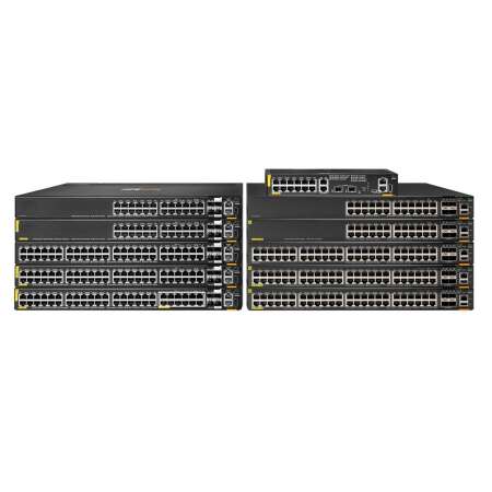 HPE Aruba Networking CX 6200F 48G Class4 PoE 4SFP+ 370W Switch, Managed, L3, Gigabit Ethernet (10/100/1000), Power over Ethernet (PoE), Rack-Einbau, 1U HPE Renew Produkt,  Networking CX 6200F 48G Class4 PoE 4SFP+ 370W Switch