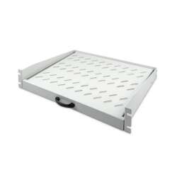 DIGITUS Ausziehbarer Fachboden zum Festeinbau an den vorderen 483 mm (19")-Profilschienen