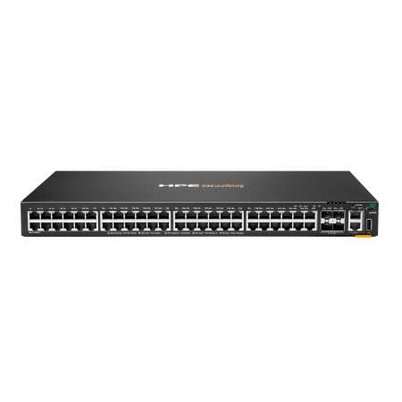 HPE Aruba Networking CX 6200F 48G 4SFP TAA, Managed, L3, Gigabit Ethernet (10/100/1000), Rack-Einbau, 1U
