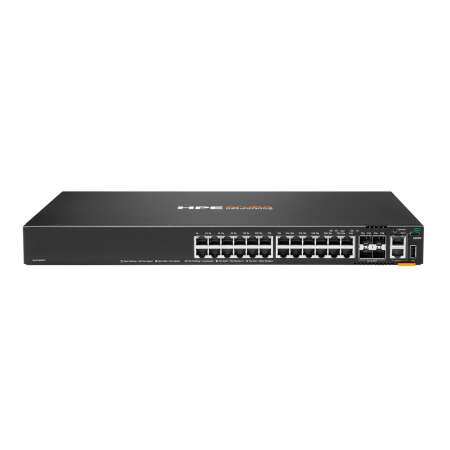 HPE Aruba Networking CX 6200F 24G 4SFP TAA, Managed, L3, Gigabit Ethernet (10/100/1000), Rack-Einbau, 1U